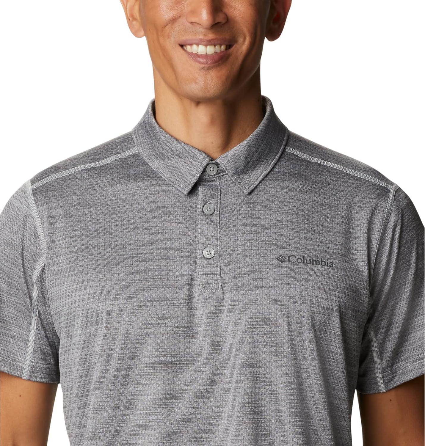 imageColumbia Mens Alpine Chill Zero PoloColumbia Grey Heather
