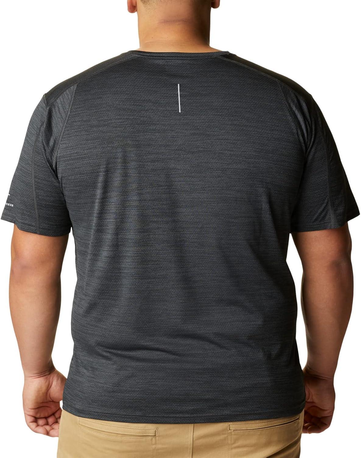imageColumbia Mens Alpine Chill Zero Short Sleeve CrewBlack Heather
