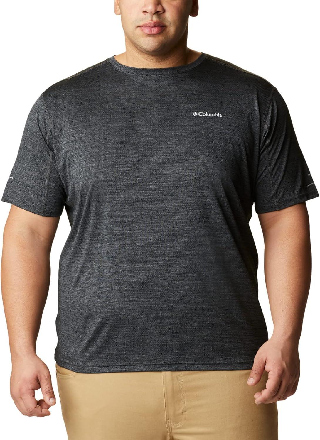 imageColumbia Mens Alpine Chill Zero Short Sleeve CrewBlack Heather