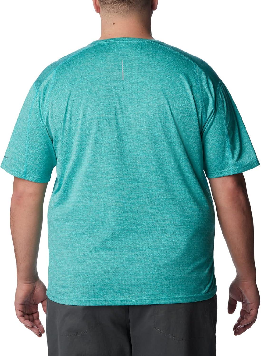 imageColumbia Mens Alpine Chill Zero Short Sleeve CrewBright Aqua Heather