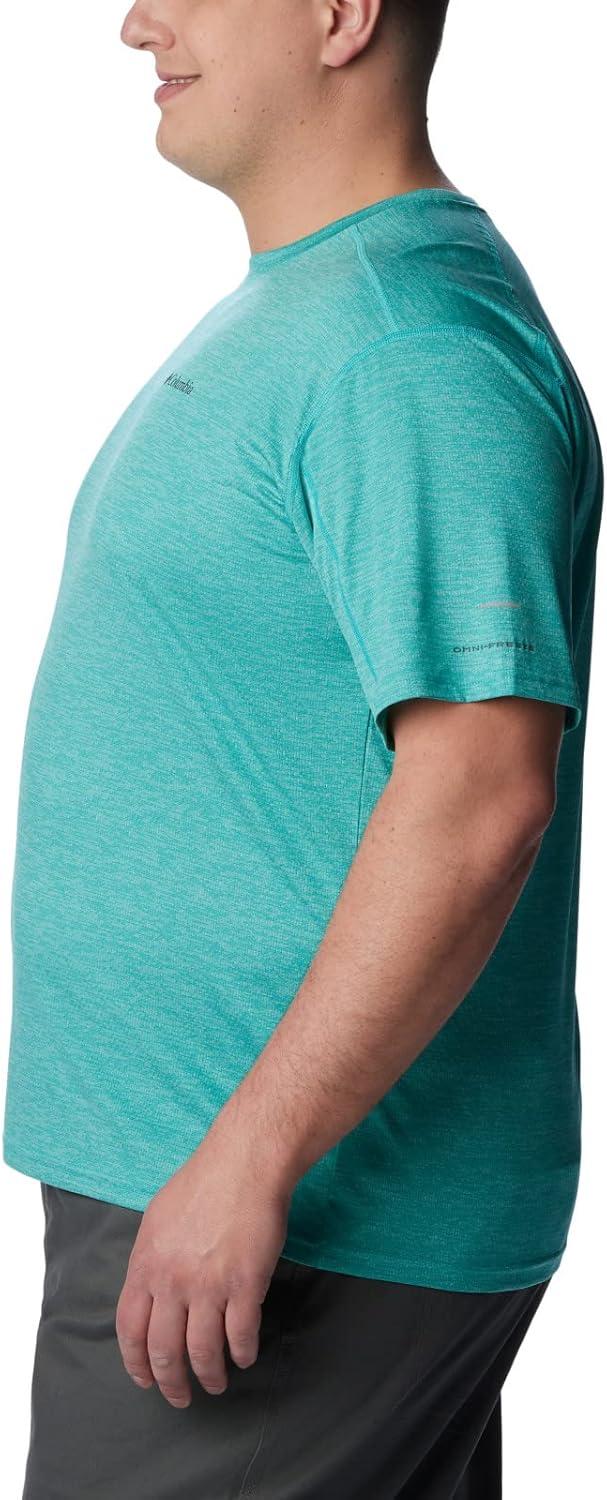 imageColumbia Mens Alpine Chill Zero Short Sleeve CrewBright Aqua Heather