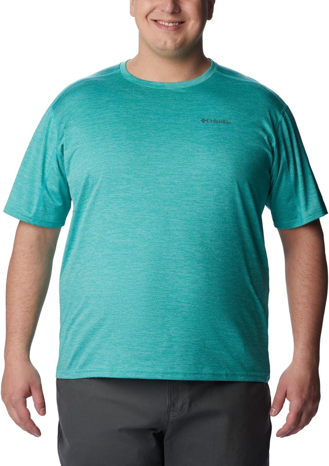 imageColumbia Mens Alpine Chill Zero Short Sleeve CrewBright Aqua Heather