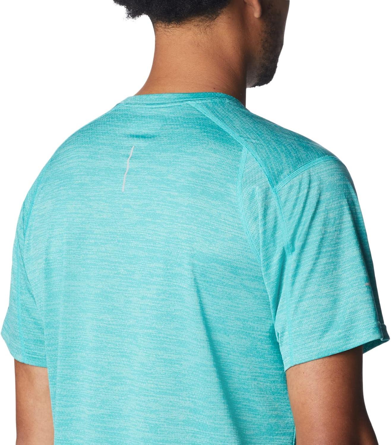 imageColumbia Mens Alpine Chill Zero Short Sleeve CrewBright Aqua Heather