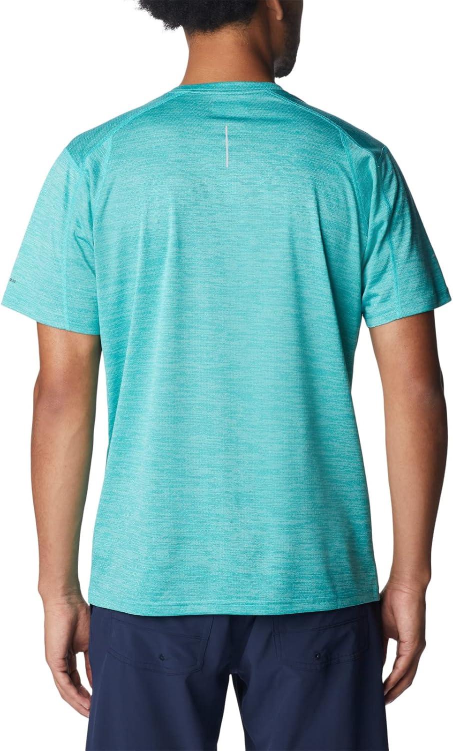 imageColumbia Mens Alpine Chill Zero Short Sleeve CrewBright Aqua Heather
