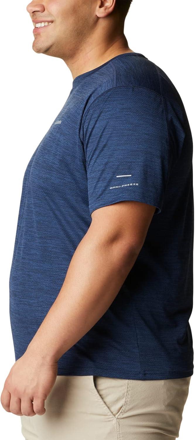 imageColumbia Mens Alpine Chill Zero Short Sleeve CrewCollegiate Navy Heather