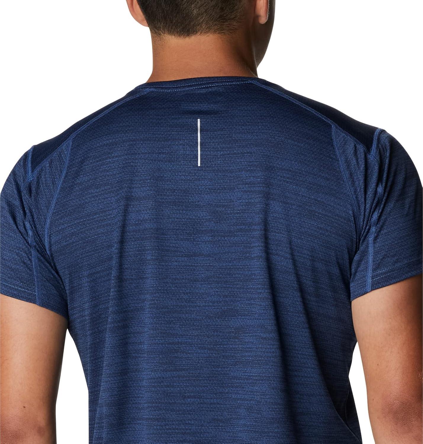 imageColumbia Mens Alpine Chill Zero Short Sleeve CrewCollegiate Navy Heather