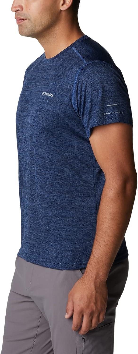imageColumbia Mens Alpine Chill Zero Short Sleeve CrewCollegiate Navy Heather