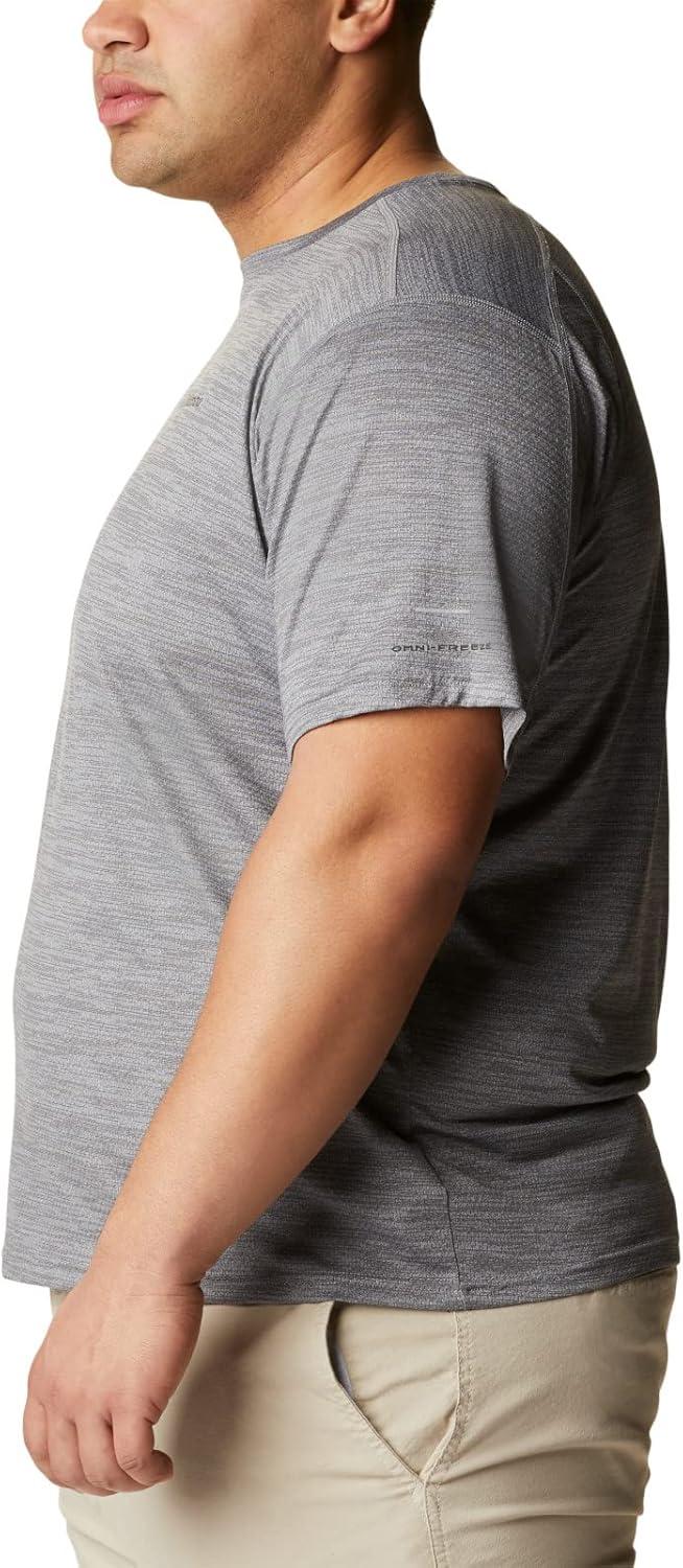 imageColumbia Mens Alpine Chill Zero Short Sleeve CrewColumbia Grey Heather