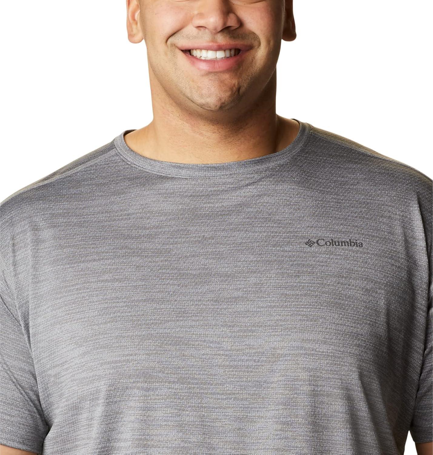 imageColumbia Mens Alpine Chill Zero Short Sleeve CrewColumbia Grey Heather