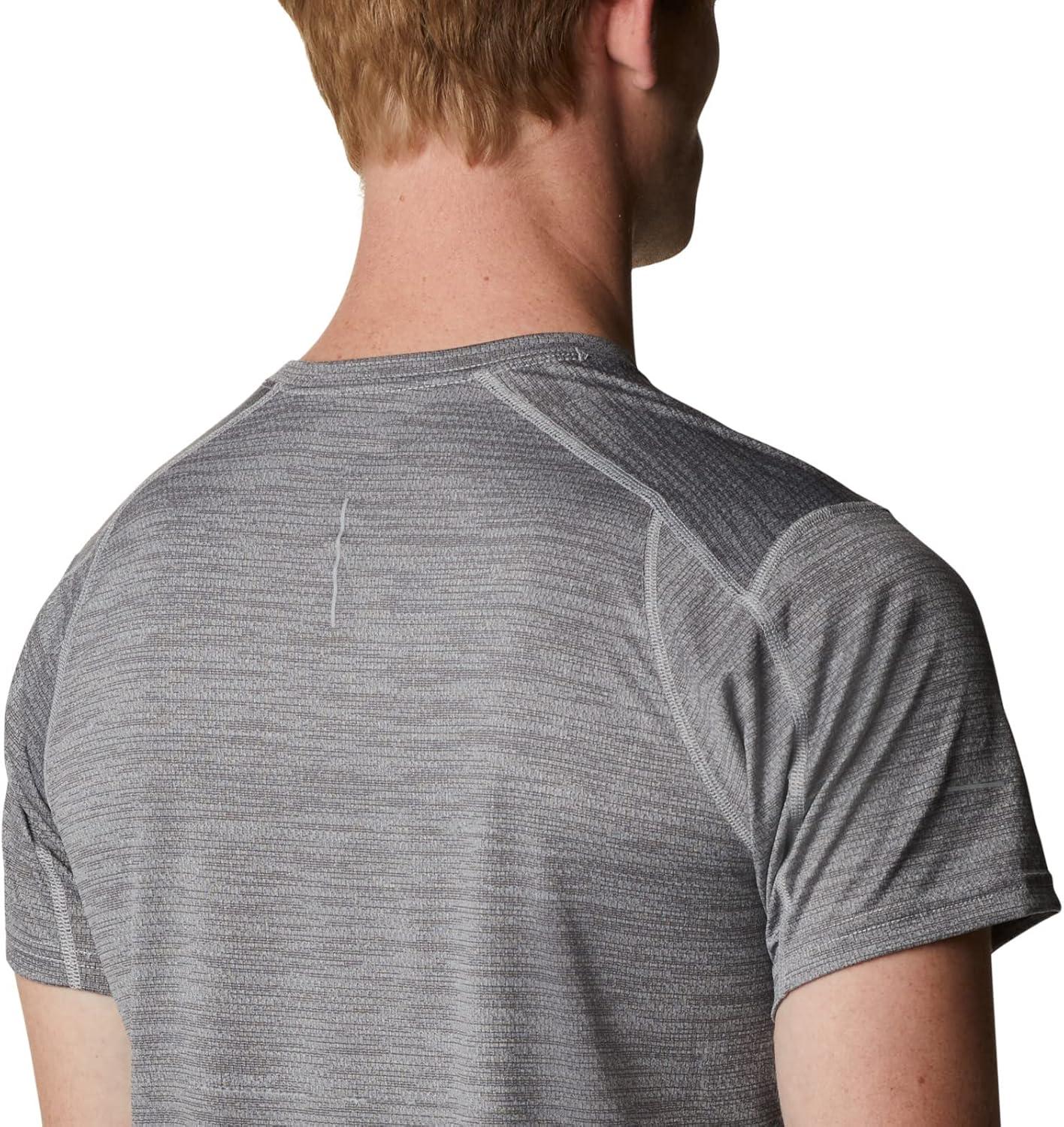 imageColumbia Mens Alpine Chill Zero Short Sleeve CrewColumbia Grey Heather