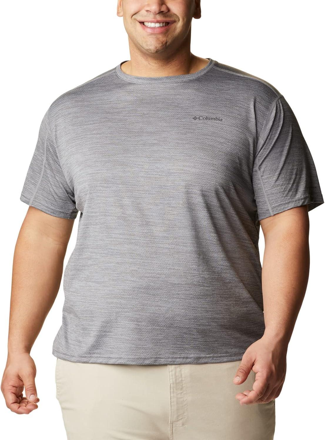 imageColumbia Mens Alpine Chill Zero Short Sleeve CrewColumbia Grey Heather