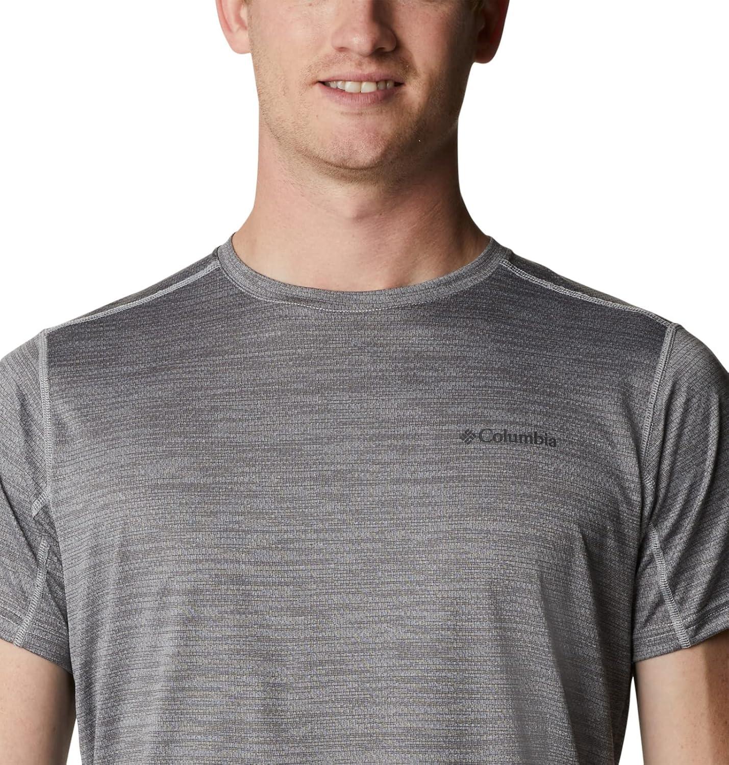 imageColumbia Mens Alpine Chill Zero Short Sleeve CrewColumbia Grey Heather