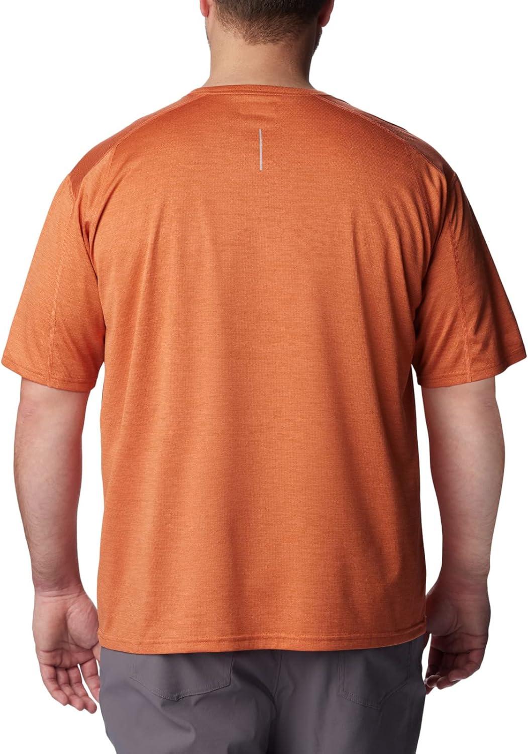 imageColumbia Mens Alpine Chill Zero Short Sleeve CrewDesert Orange Heather