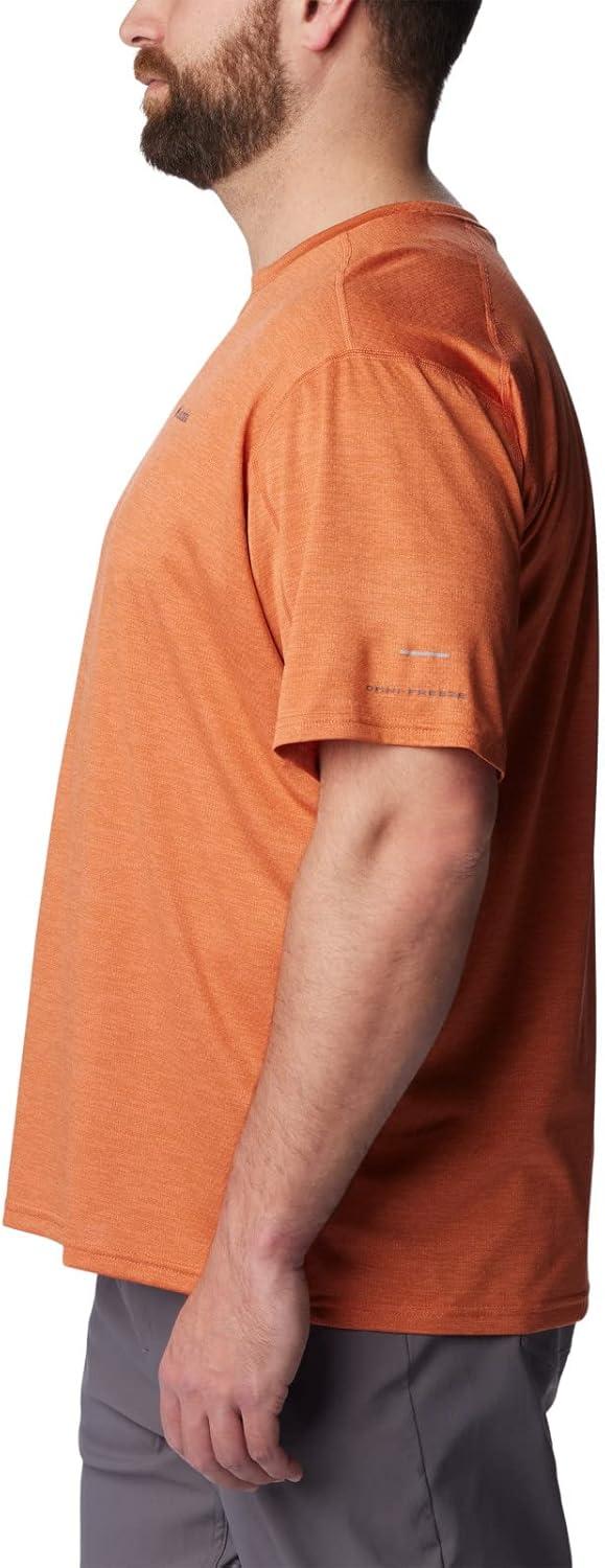 imageColumbia Mens Alpine Chill Zero Short Sleeve CrewDesert Orange Heather