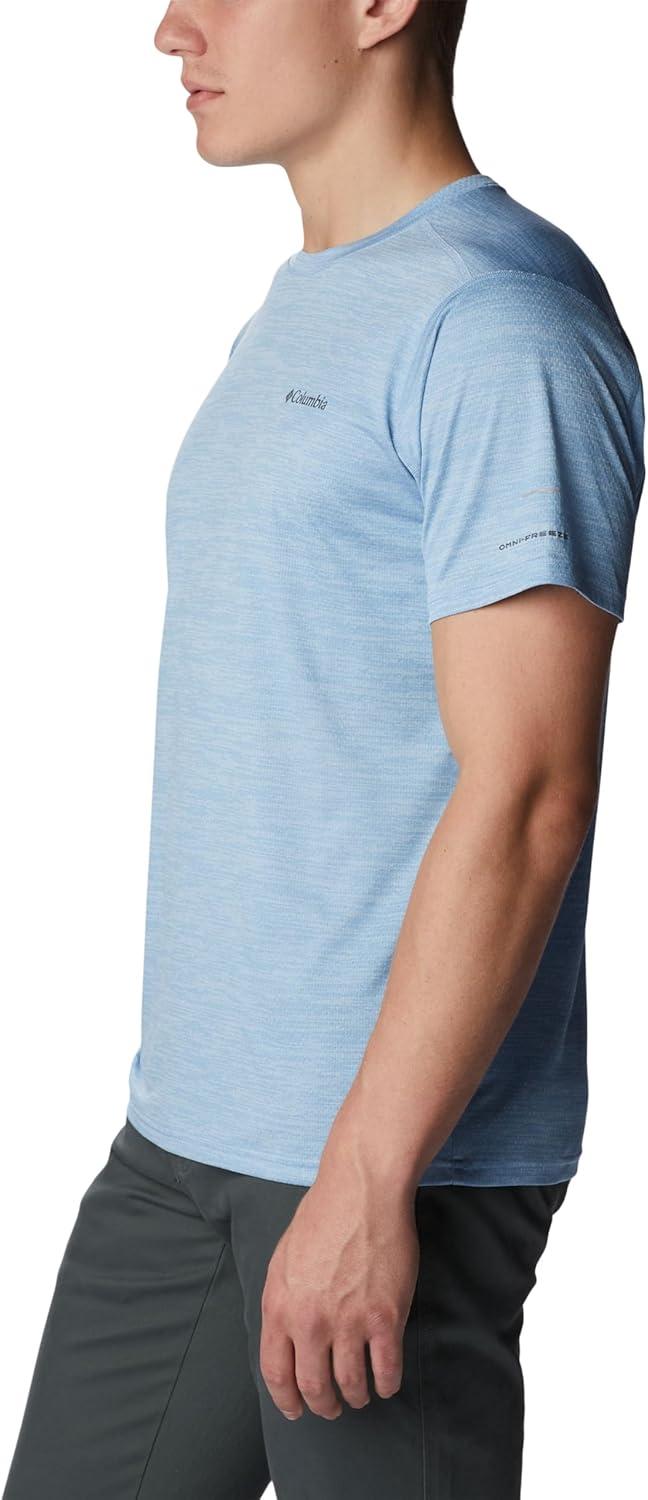 imageColumbia Mens Alpine Chill Zero Short Sleeve CrewJet Stream Heather