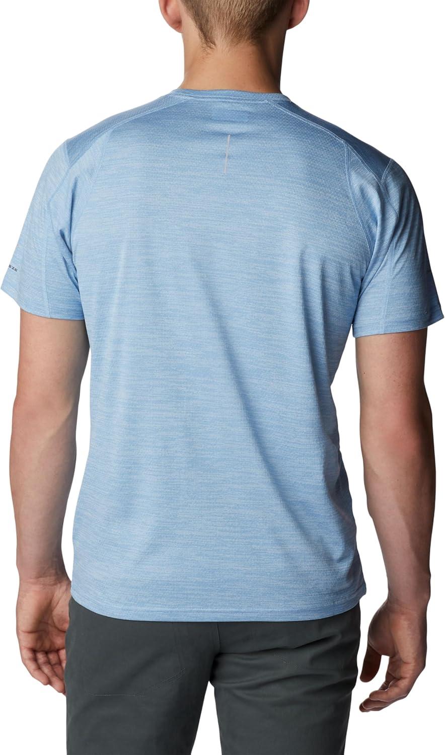 imageColumbia Mens Alpine Chill Zero Short Sleeve CrewJet Stream Heather
