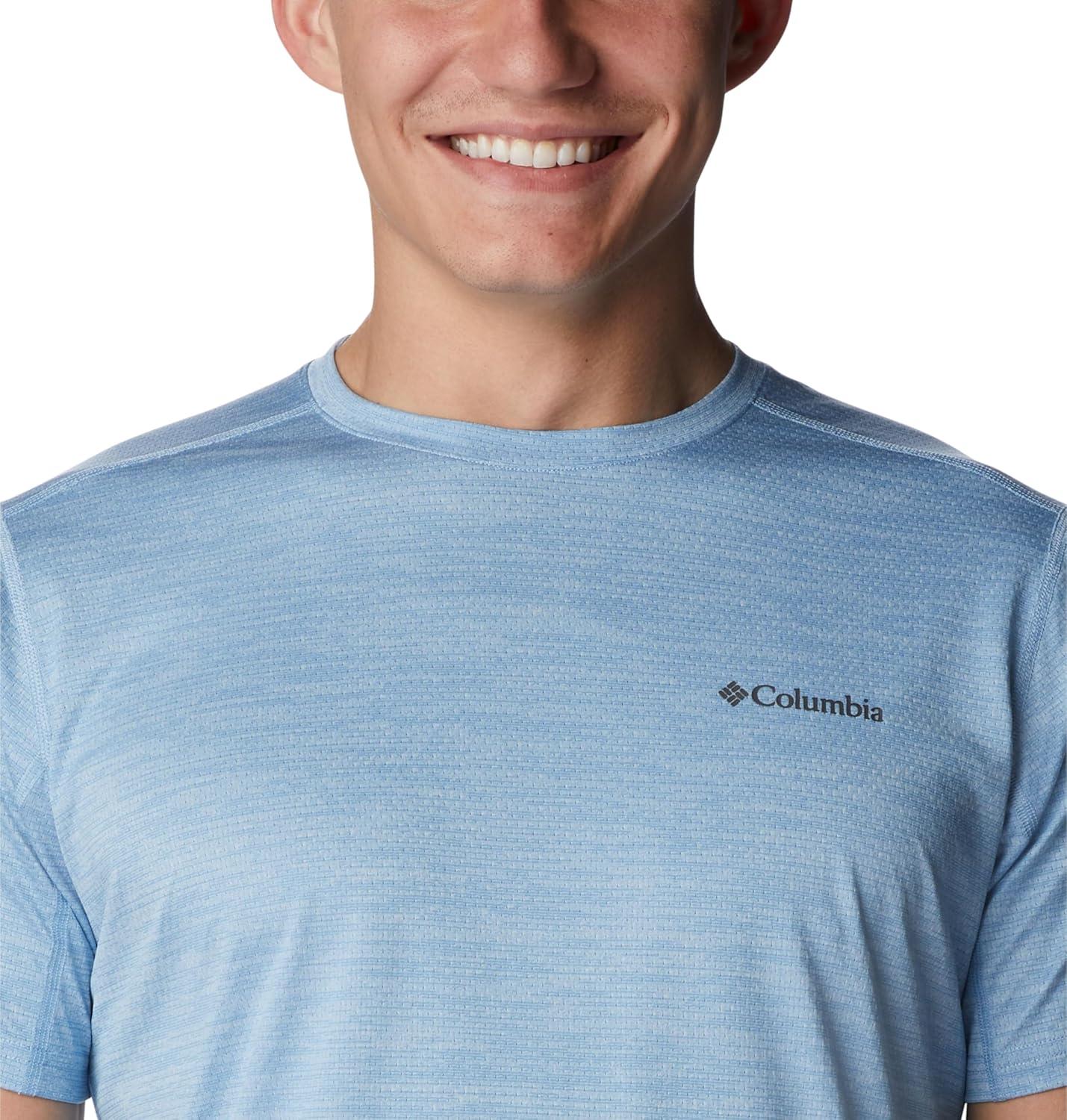 imageColumbia Mens Alpine Chill Zero Short Sleeve CrewJet Stream Heather