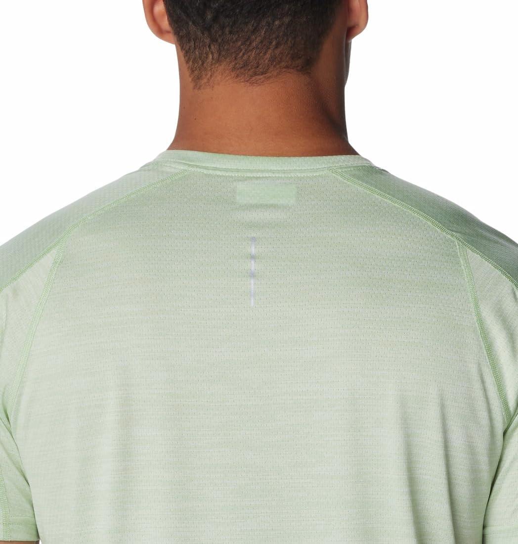 imageColumbia Mens Alpine Chill Zero Short Sleeve CrewSage Leaf Heather