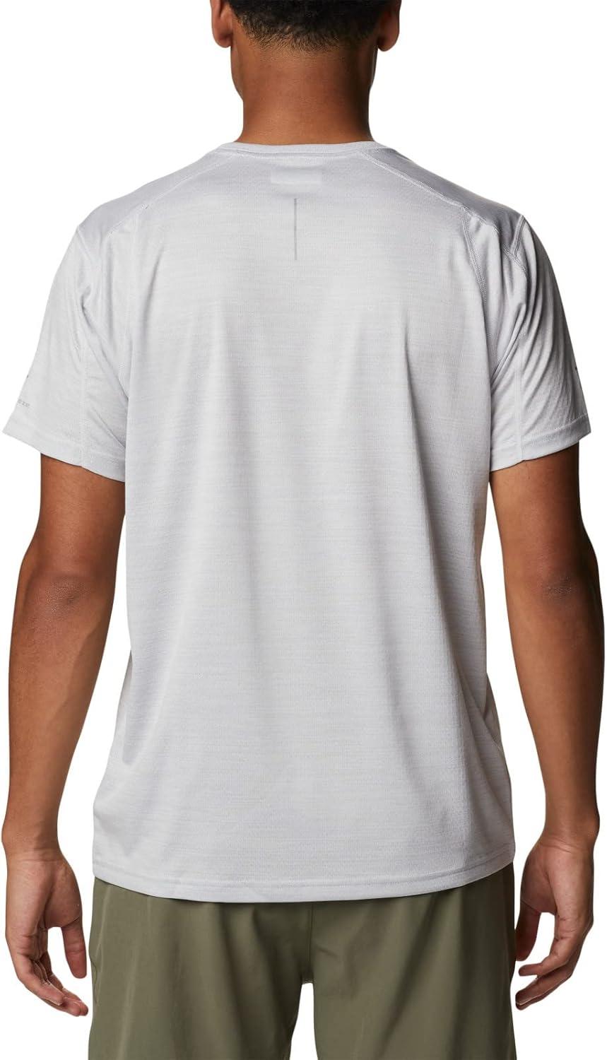 imageColumbia Mens Alpine Chill Zero Short Sleeve CrewWhite Heather