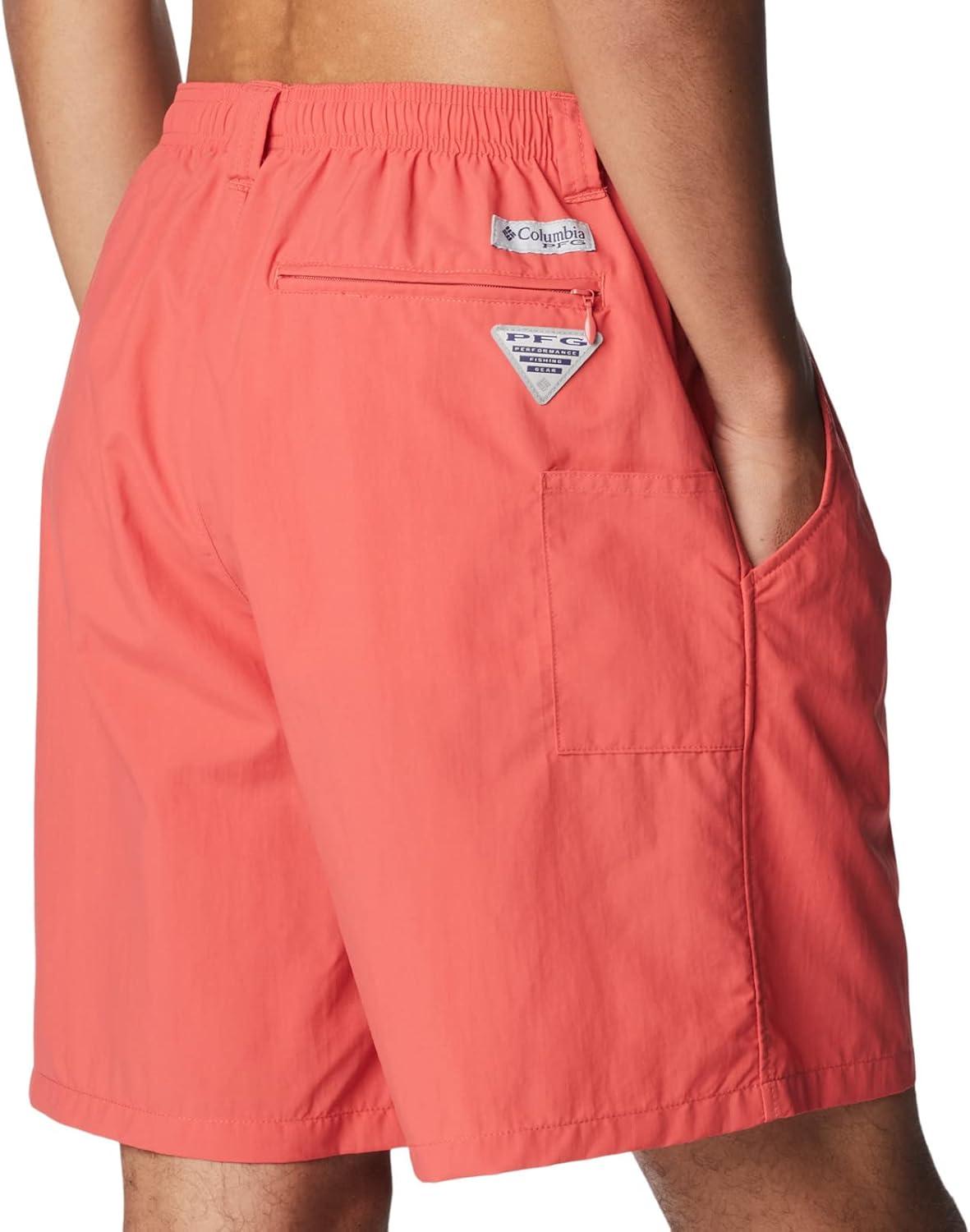 imageColumbia Mens Backcast Iii Water ShortSunset Red
