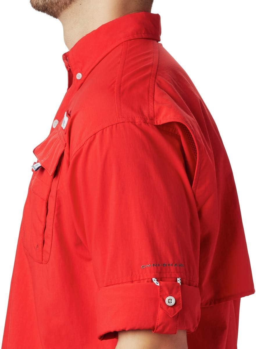imageColumbia Mens Bahama Ii Long Sleeve ShirtRed Spark