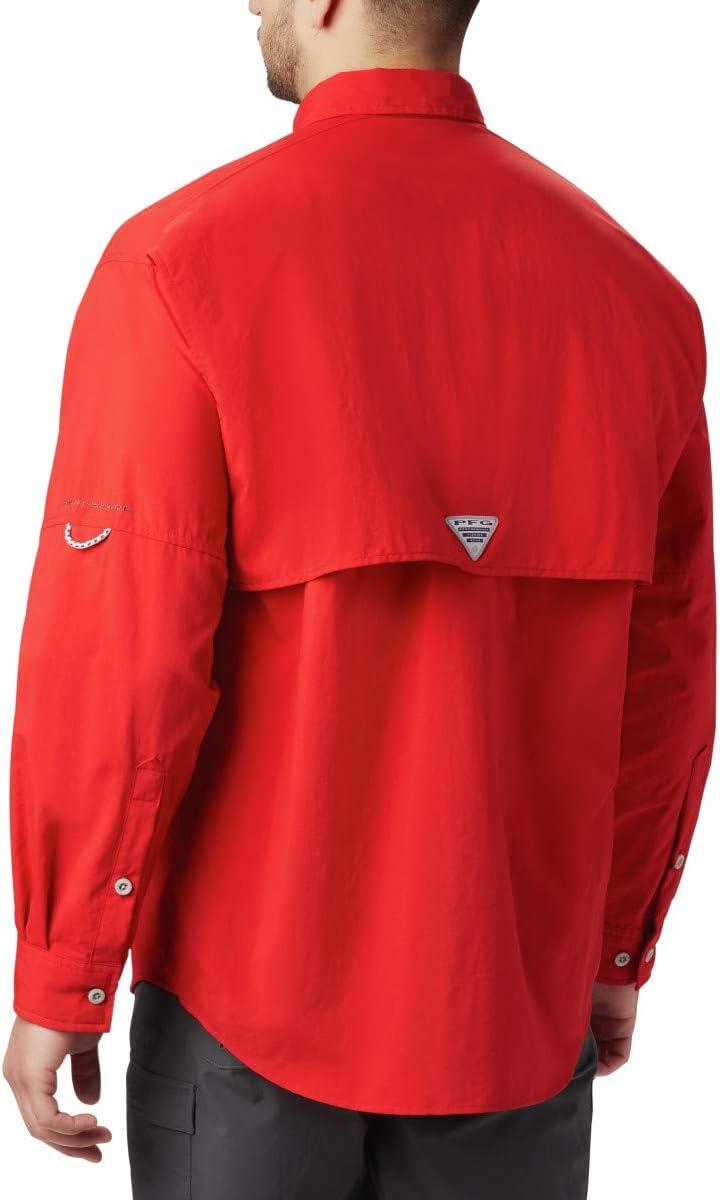 imageColumbia Mens Bahama Ii Long Sleeve ShirtRed Spark