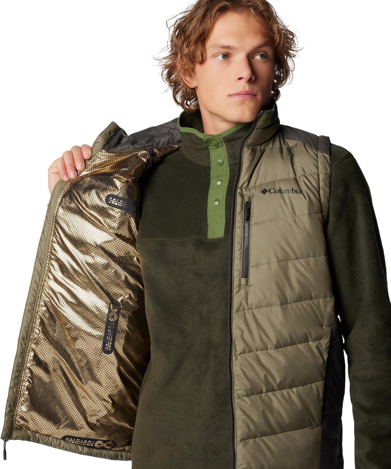 imageColumbia Mens Labyrinth Loop II VestStone GreenShark