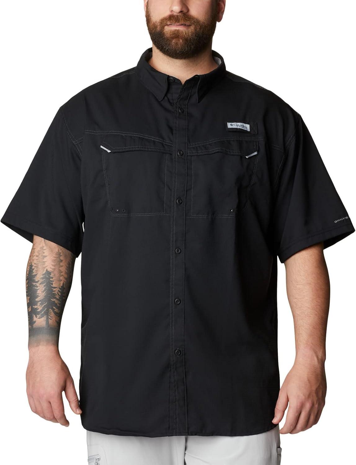 imageColumbia Mens Low Drag Offshore Short Sleeve ShirtBlack