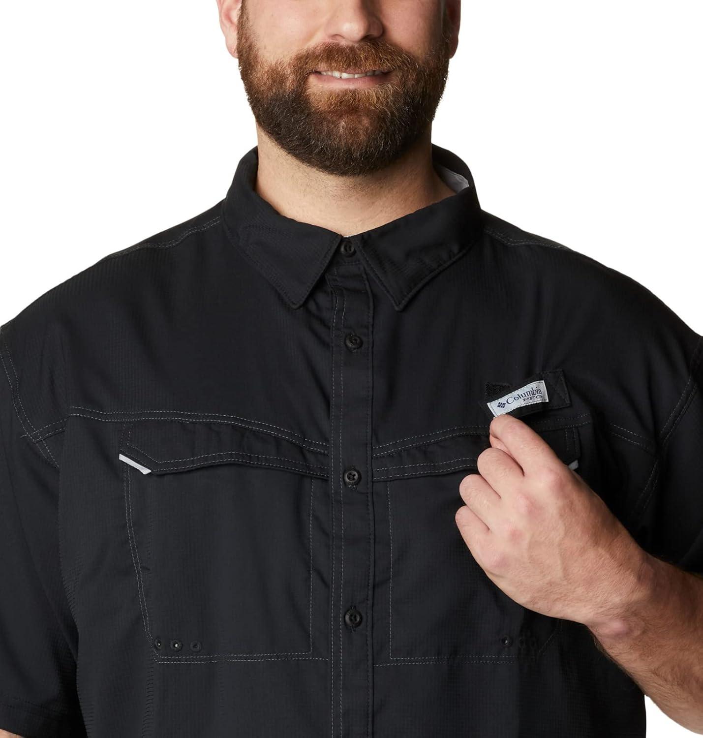 imageColumbia Mens Low Drag Offshore Short Sleeve ShirtBlack