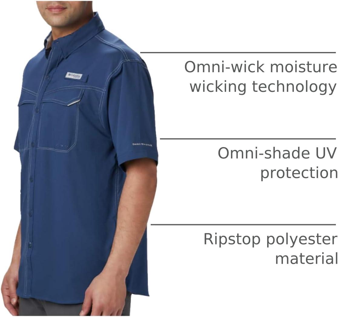 imageColumbia Mens Low Drag Offshore Short Sleeve ShirtCarbon
