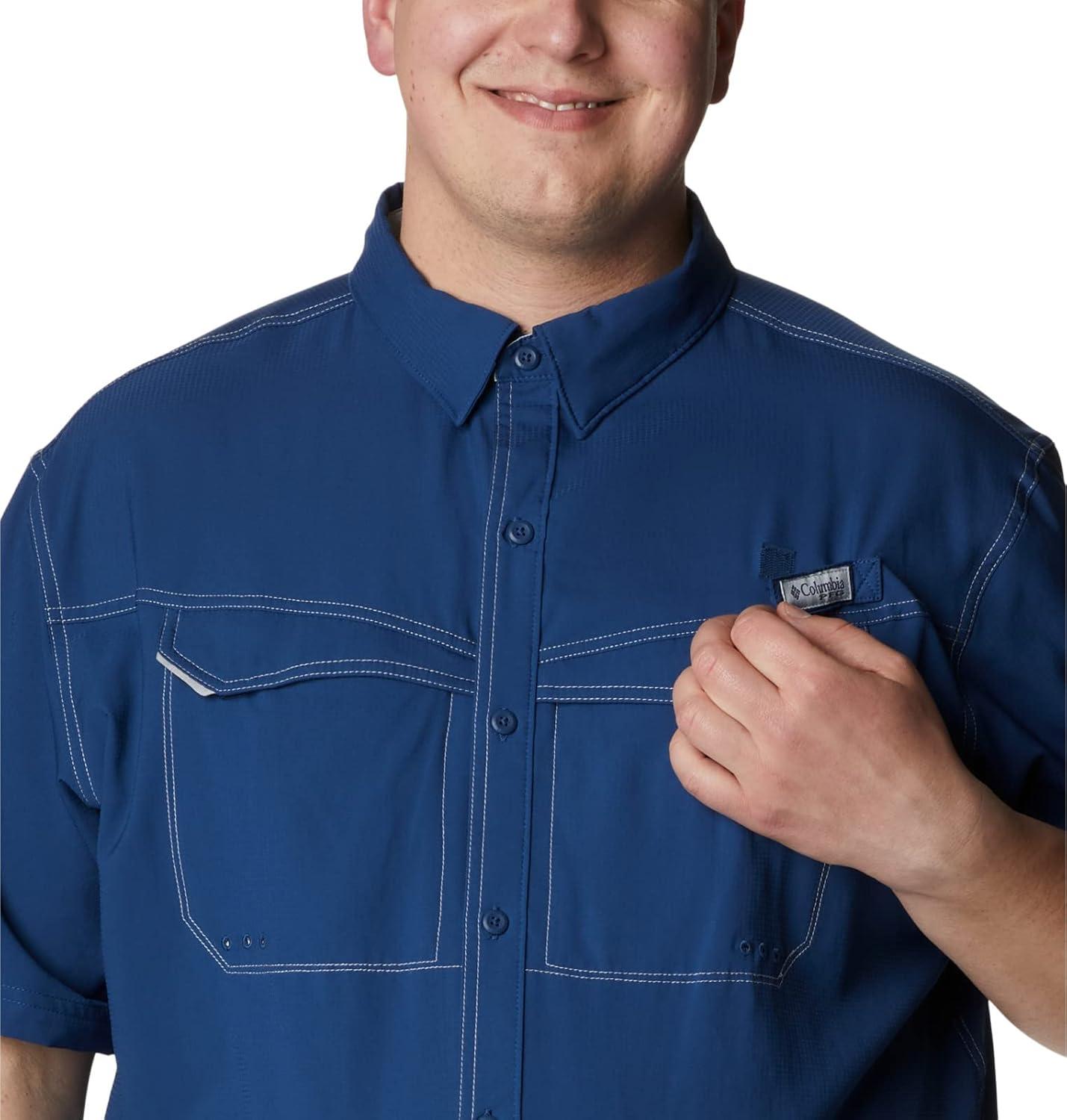 imageColumbia Mens Low Drag Offshore Short Sleeve ShirtCarbon