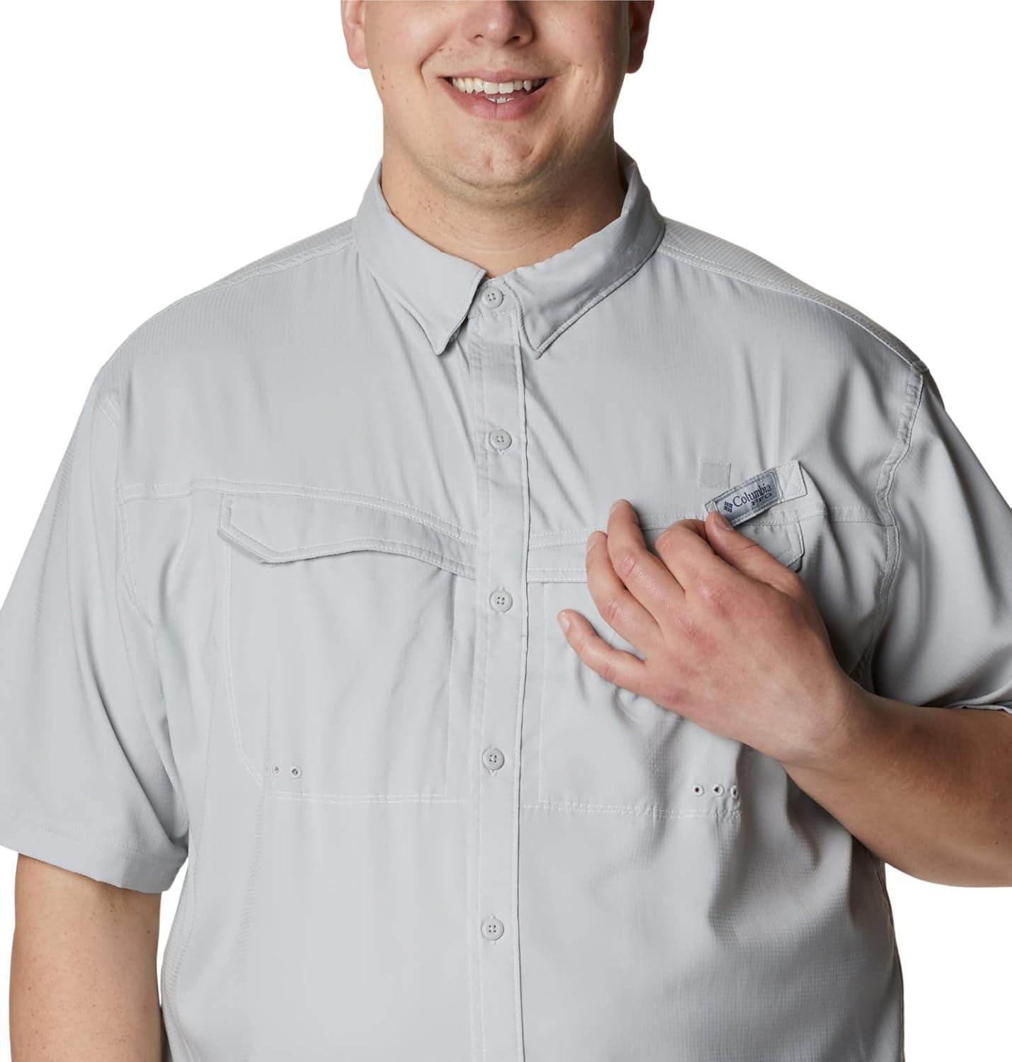imageColumbia Mens Low Drag Offshore Short Sleeve ShirtCool Grey