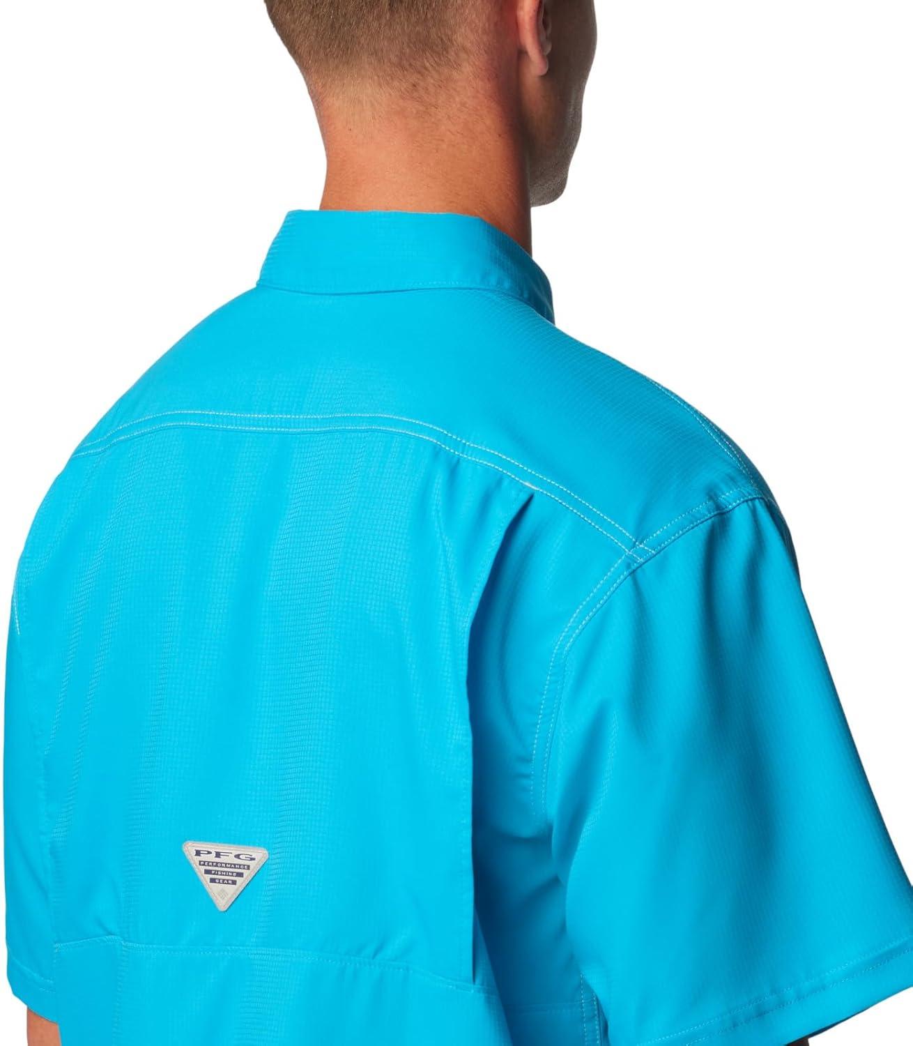 imageColumbia Mens Low Drag Offshore Short Sleeve ShirtOcean Blue