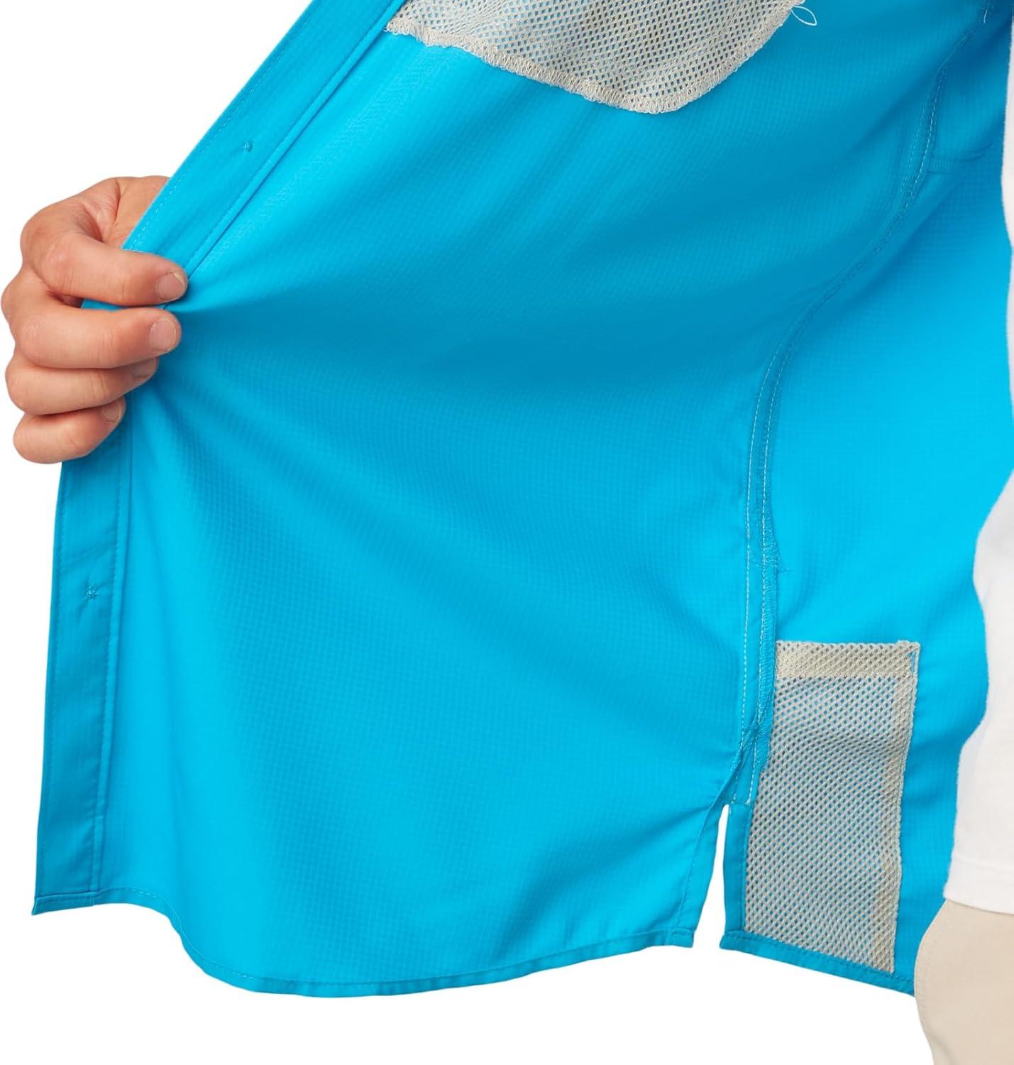 imageColumbia Mens Low Drag Offshore Short Sleeve ShirtOcean Blue