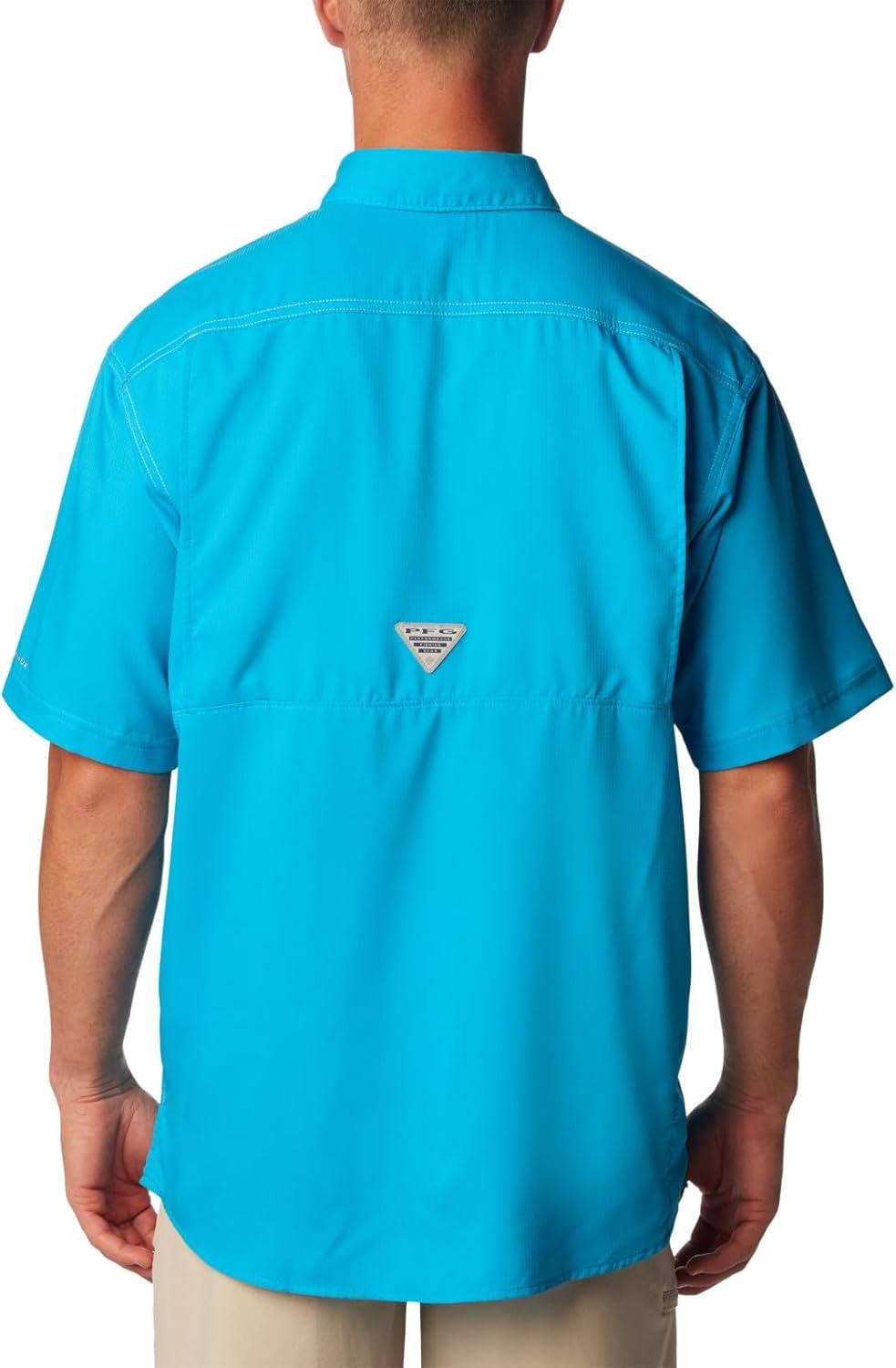 imageColumbia Mens Low Drag Offshore Short Sleeve ShirtOcean Blue