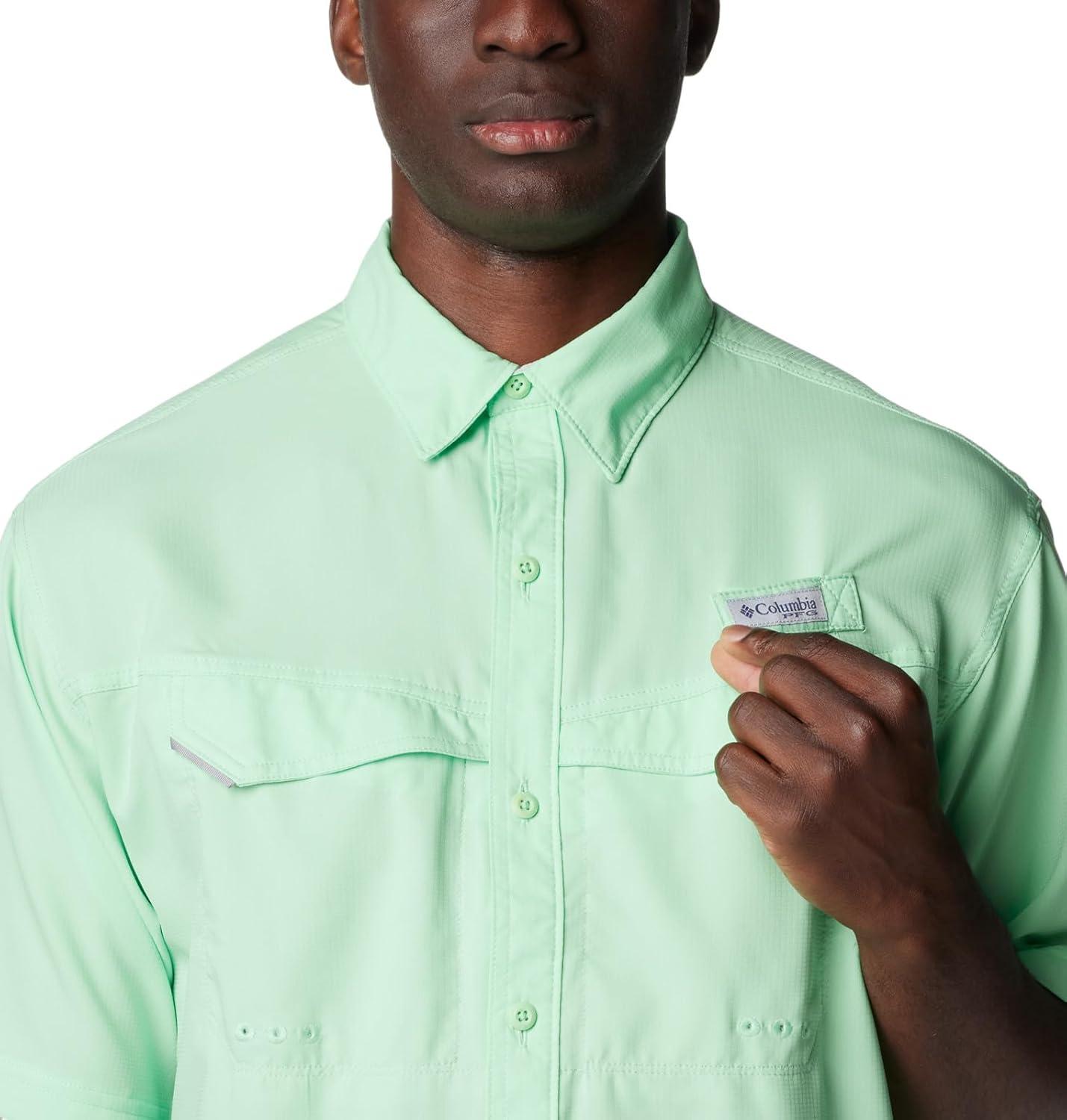 imageColumbia Mens Low Drag Offshore Short Sleeve ShirtOcean Mint