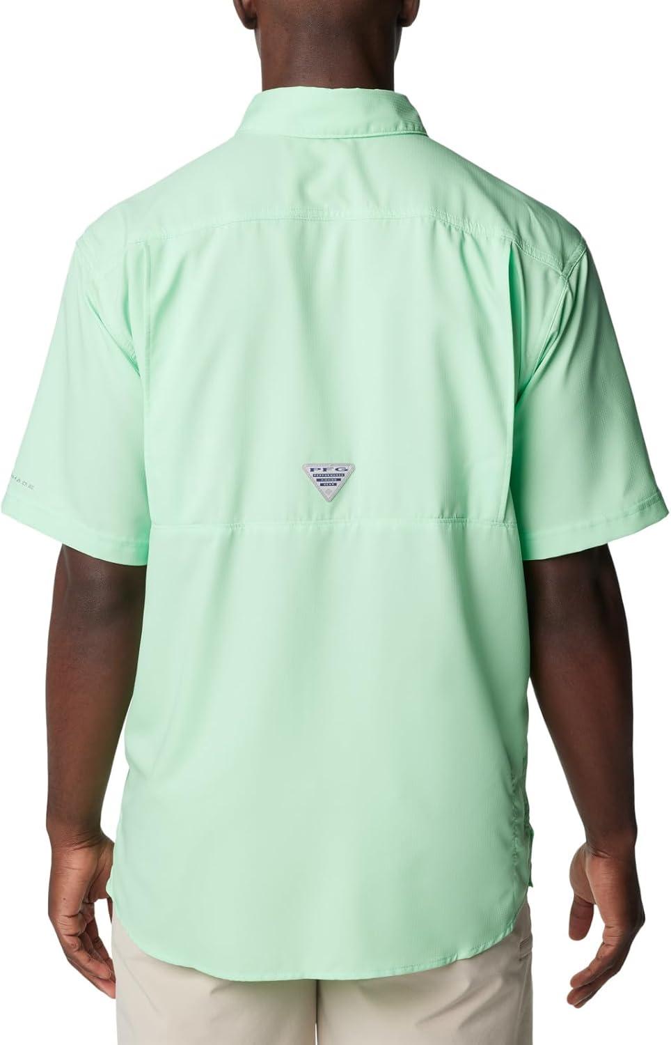 imageColumbia Mens Low Drag Offshore Short Sleeve ShirtOcean Mint