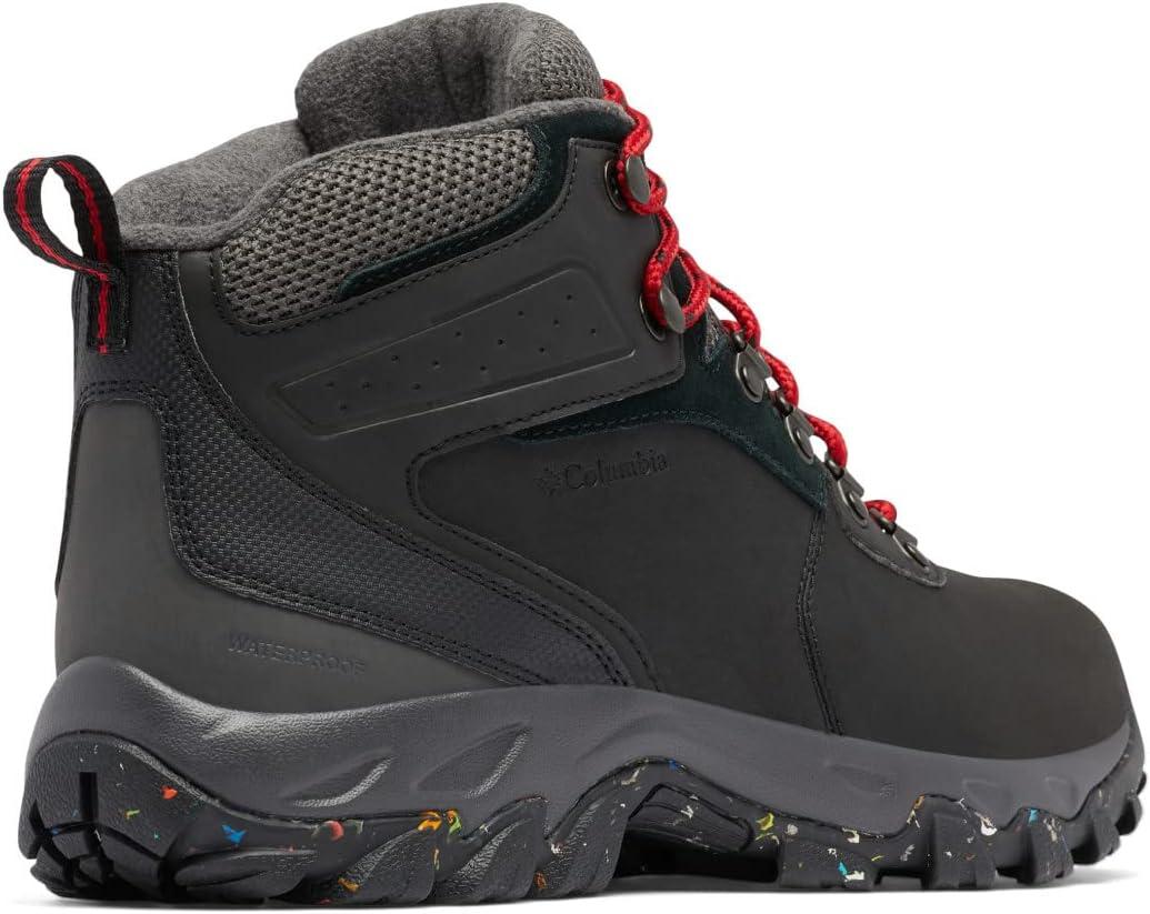 imageColumbia Mens Newton Ridge Plus II Waterproof Hiking BootsBlack Mountain Red