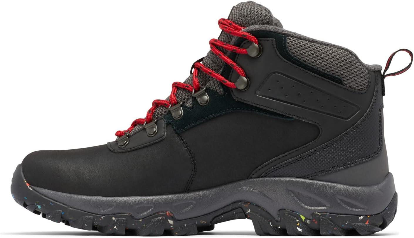 imageColumbia Mens Newton Ridge Plus II Waterproof Hiking BootsBlack Mountain Red