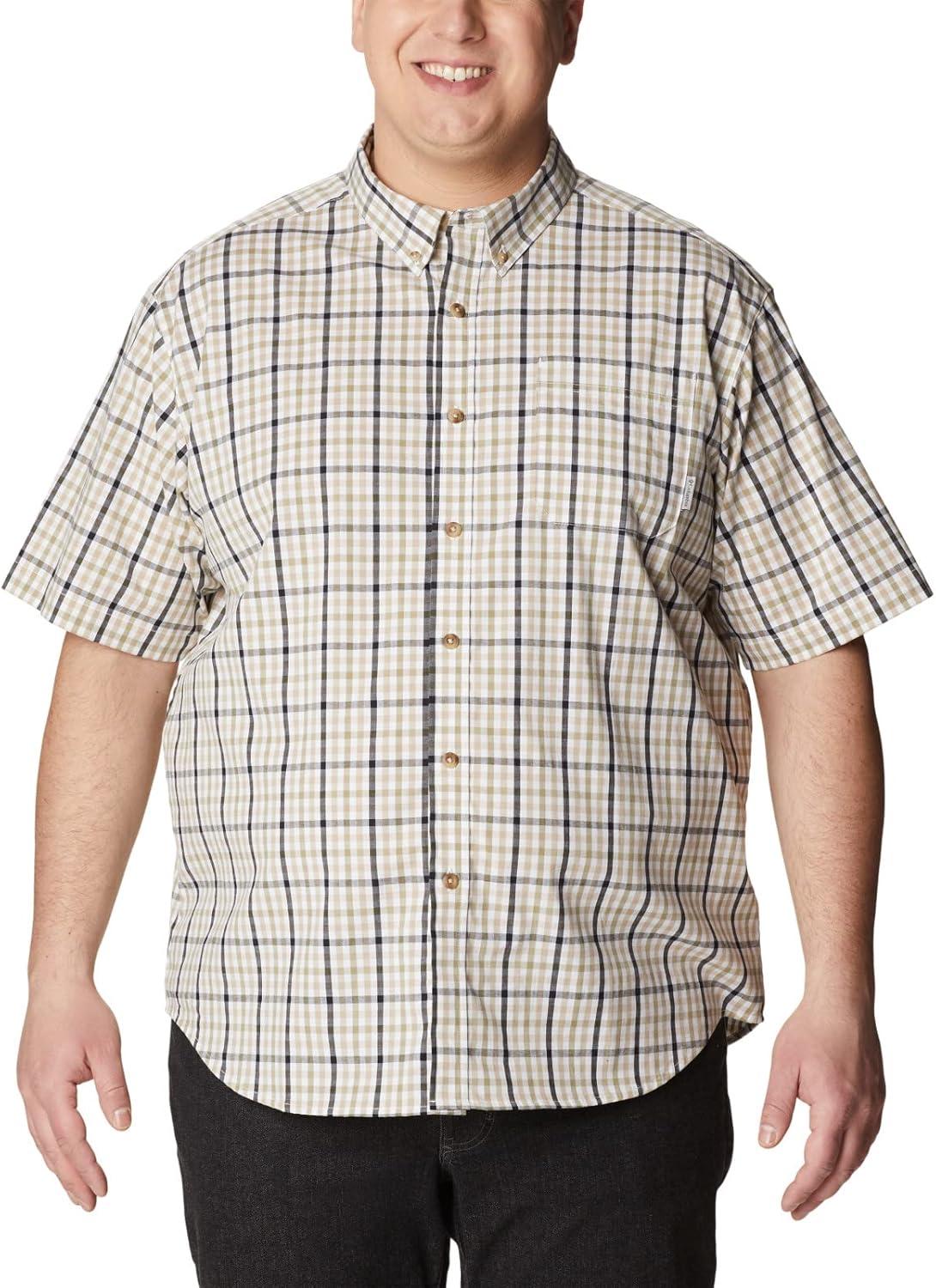 imageColumbia Mens Rapid Rivers II Short Sleeve ShirtAncient Fossil Multi Gingham