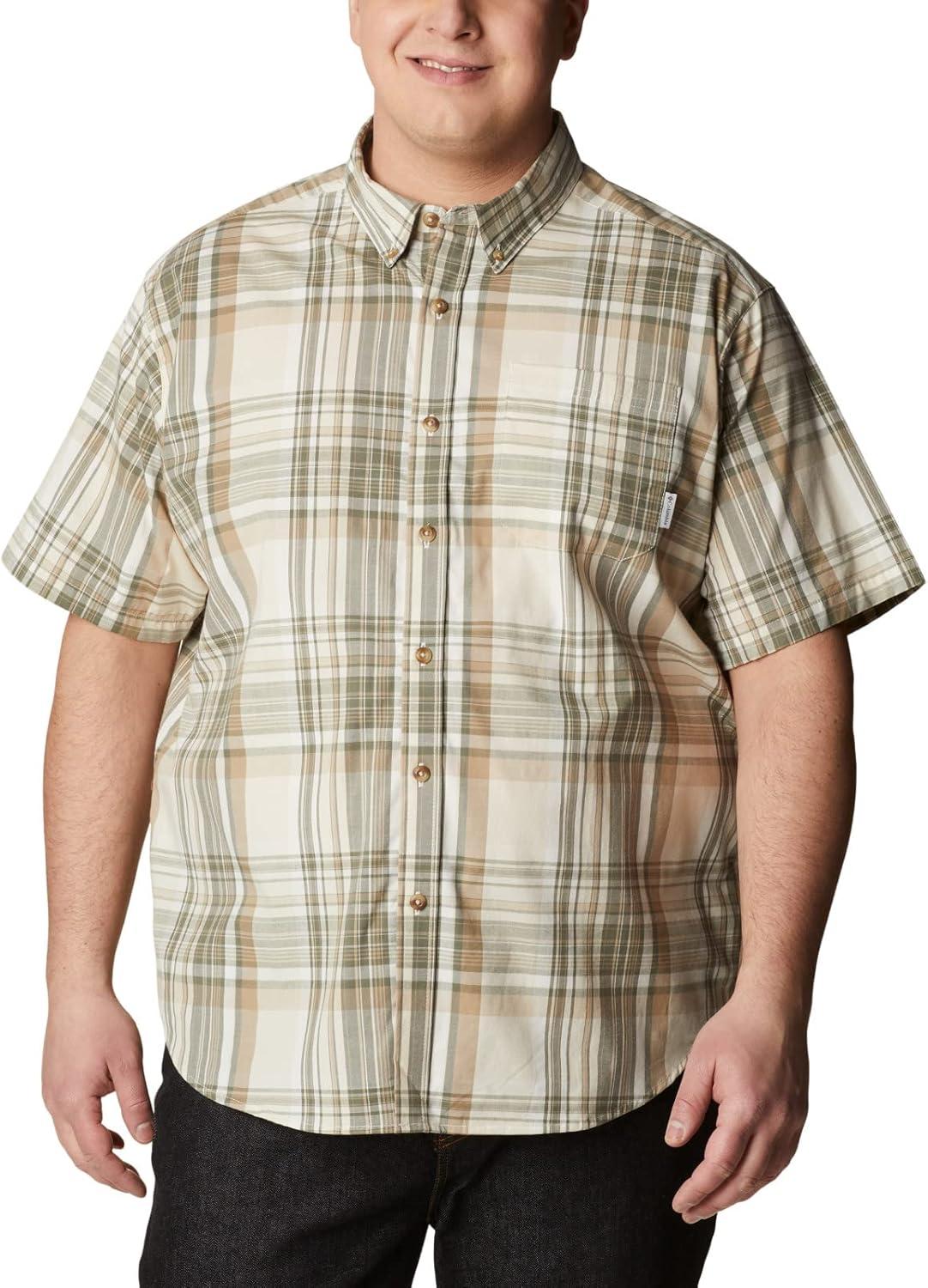 imageColumbia Mens Rapid Rivers II Short Sleeve ShirtAncient Fossil Plaid