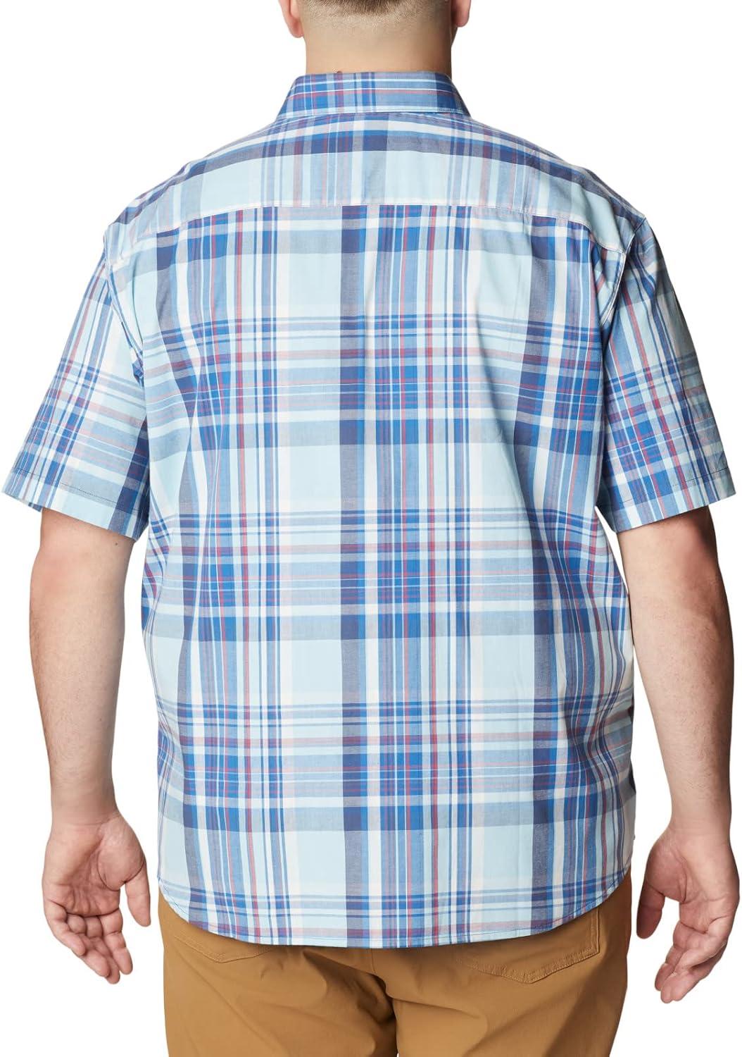 imageColumbia Mens Rapid Rivers II Short Sleeve ShirtBright Indigo Multi Plaid