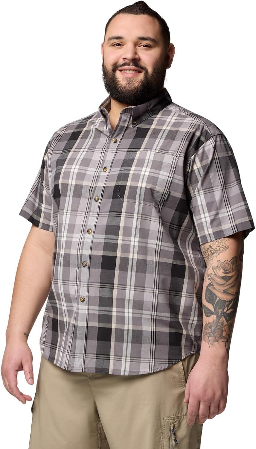 imageColumbia Mens Rapid Rivers II Short Sleeve ShirtCity Grey Multi Plaid
