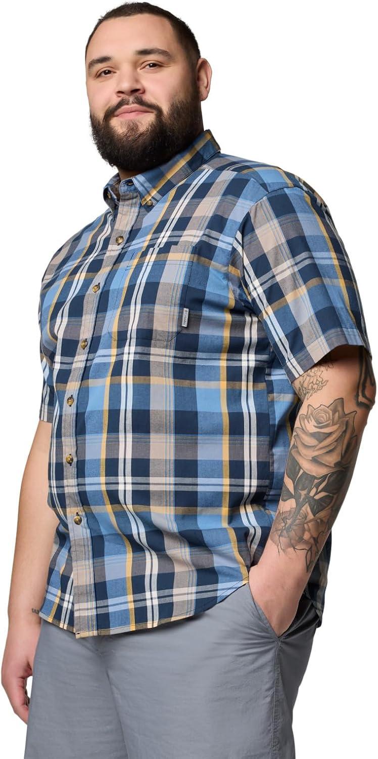 imageColumbia Mens Rapid Rivers II Short Sleeve ShirtCollegiate Navy Multi Plaid