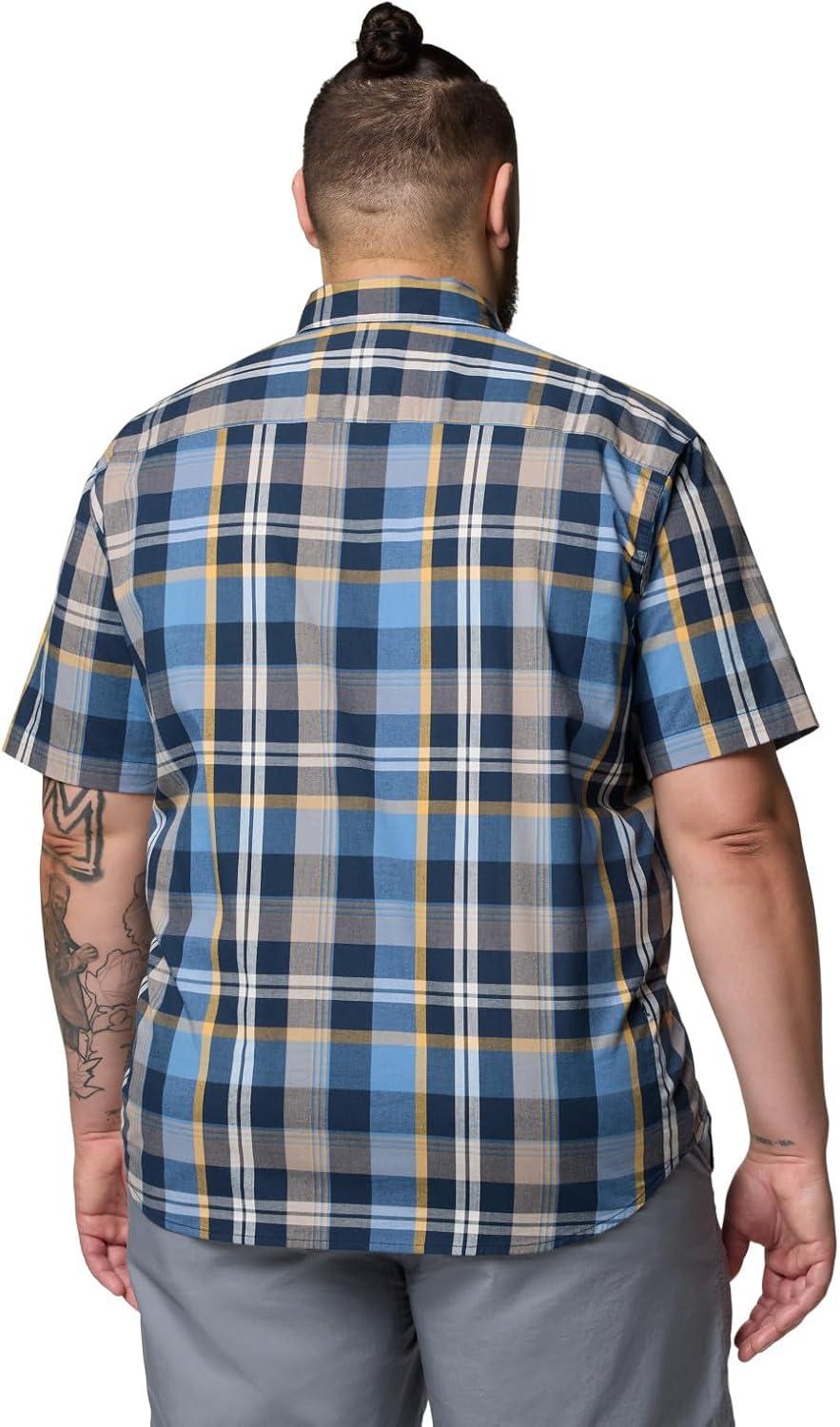 imageColumbia Mens Rapid Rivers II Short Sleeve ShirtCollegiate Navy Multi Plaid