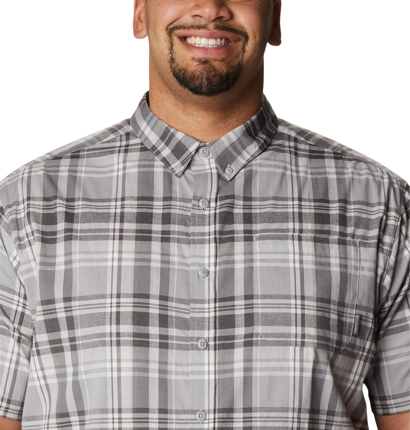 imageColumbia Mens Rapid Rivers II Short Sleeve ShirtColumbia Grey Multi Madras