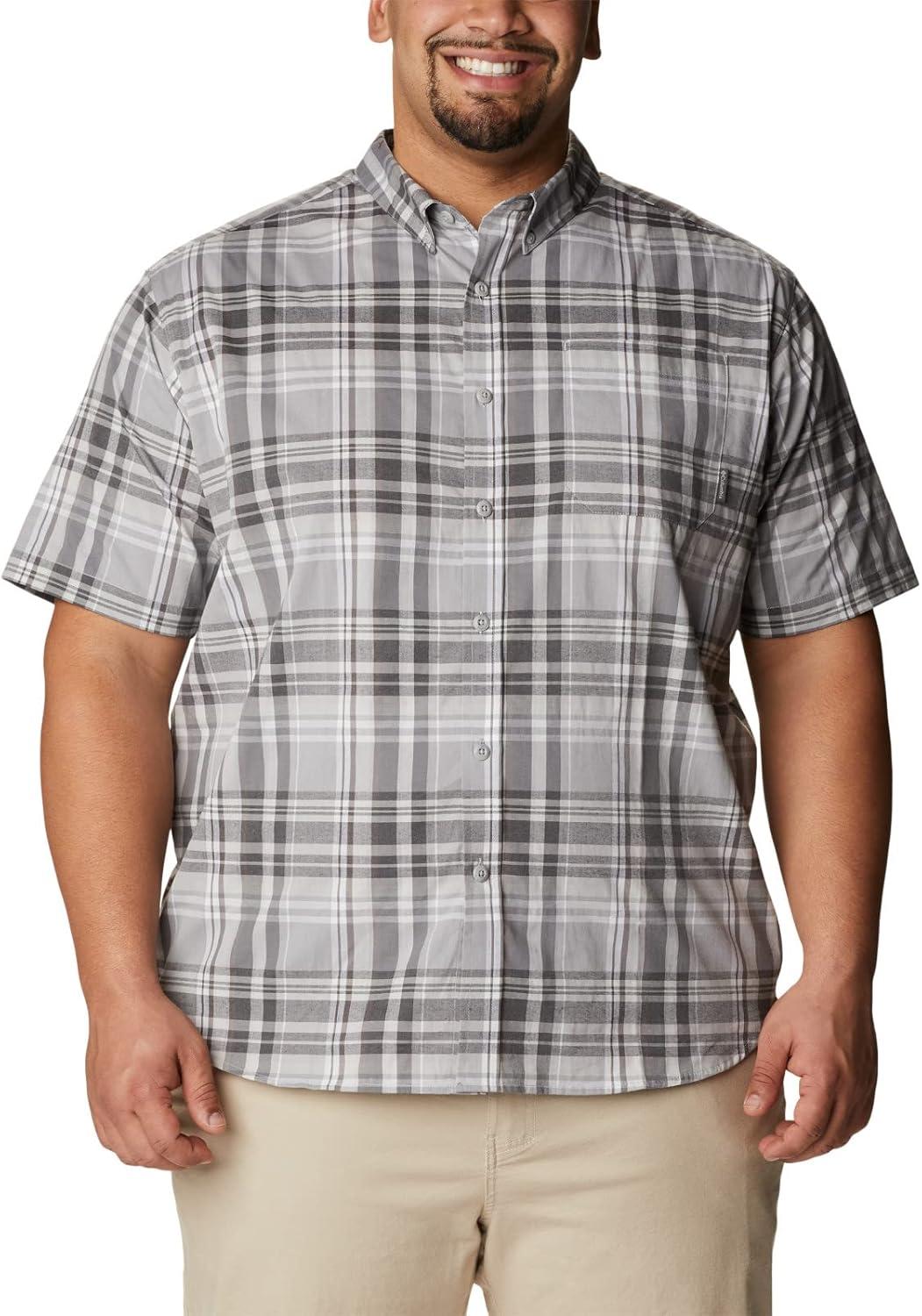 imageColumbia Mens Rapid Rivers II Short Sleeve ShirtColumbia Grey Multi Madras
