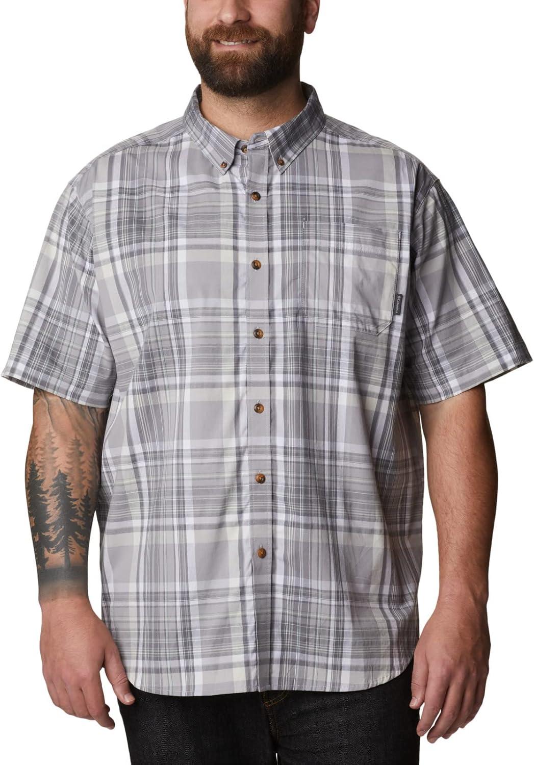 imageColumbia Mens Rapid Rivers II Short Sleeve ShirtColumbia Grey Plaid