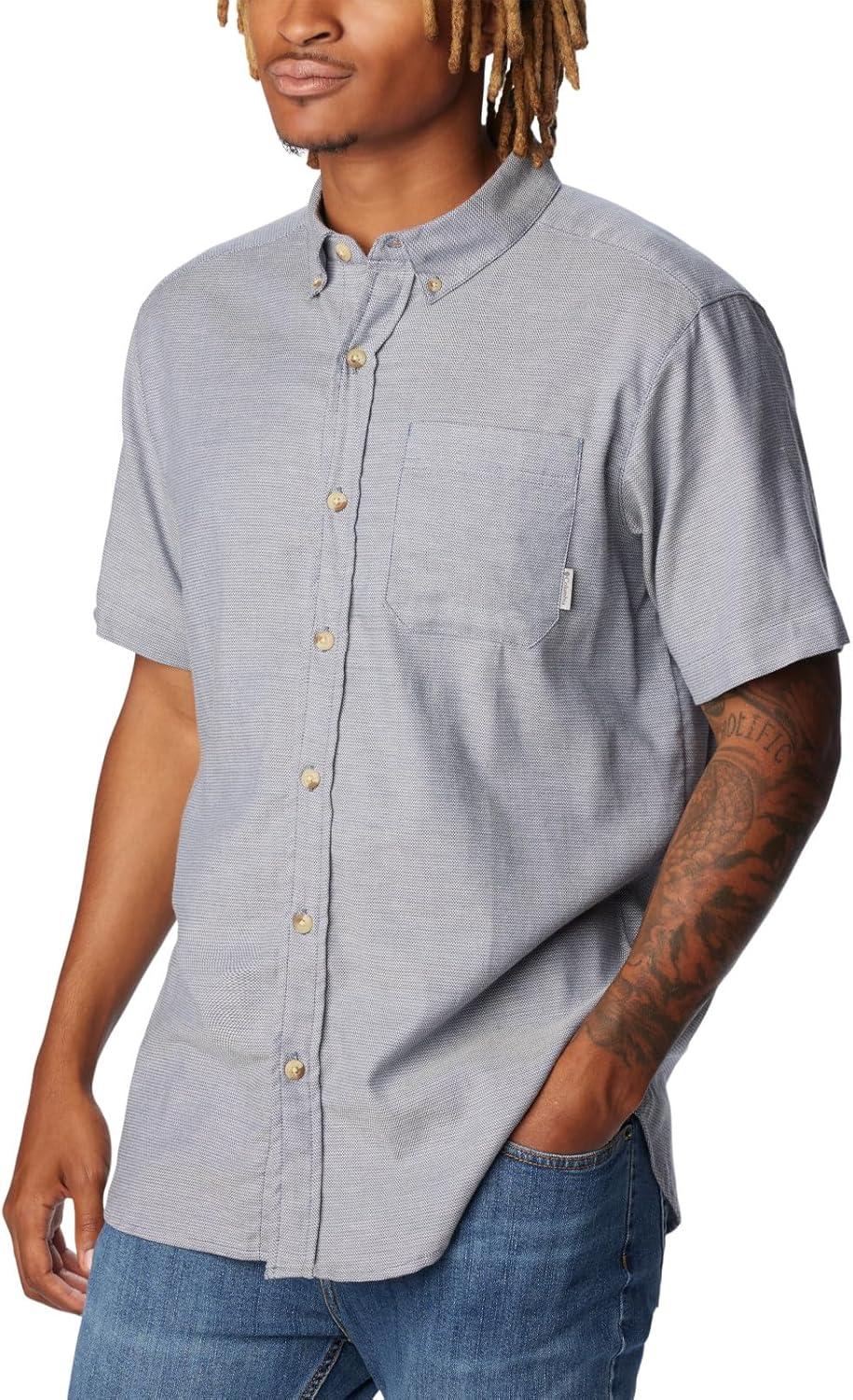 imageColumbia Mens Rapid Rivers II Short Sleeve ShirtDark Mountain Oxford