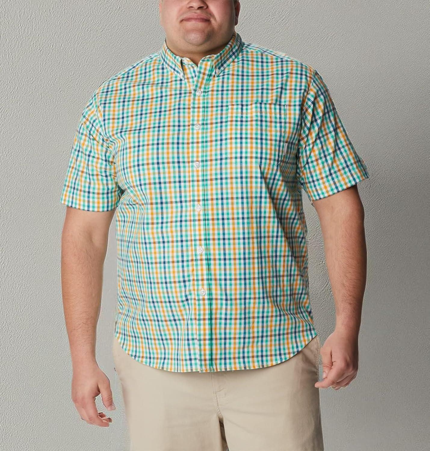 imageColumbia Mens Rapid Rivers II Short Sleeve ShirtDeep Marine Everyday Gingham